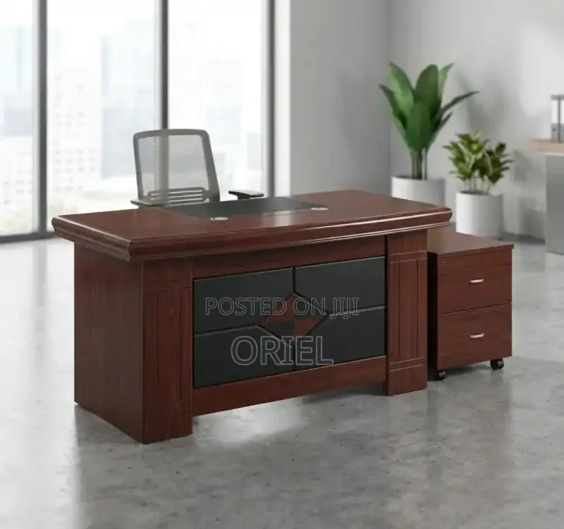 Office Desk : Executive L-Shaped Office Assistant Manager Desk