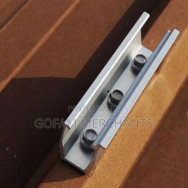 4 Pieces Solar Panel Aluminum Roof Mounting Mini Rail Es