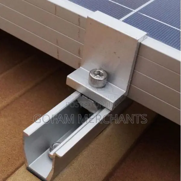 4 Pieces Solar Panel Aluminum Roof Mounting Mini Rail Es