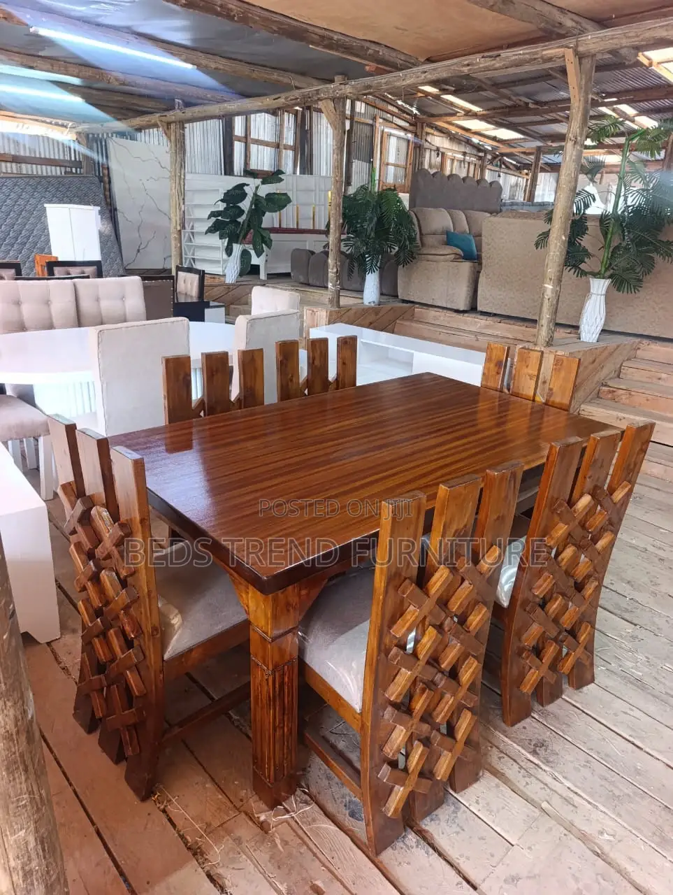 Fabulous 6 Seater Wooden Dining Set