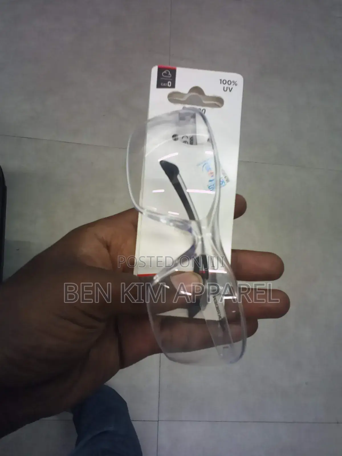 Clear Lense Frameless Sports Glasses 24gms Uv Filtered 100%