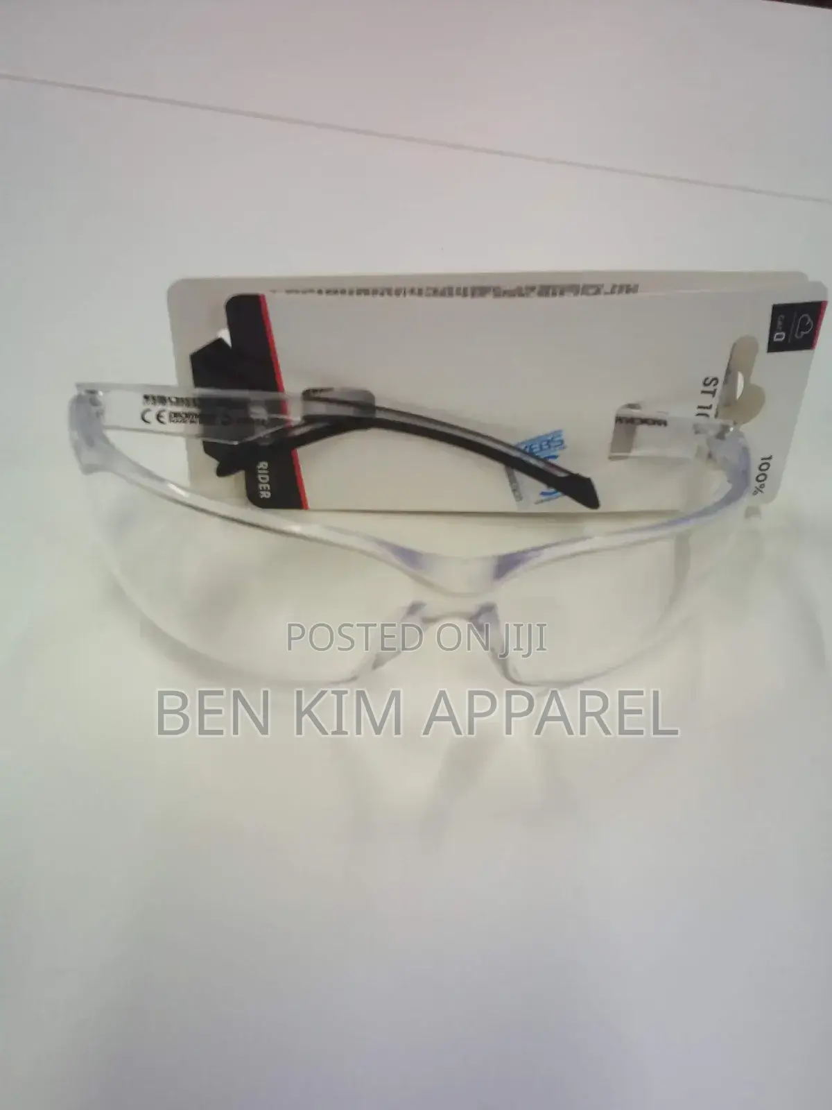 Clear Lense Frameless Sports Glasses 24gms Uv Filtered 100%