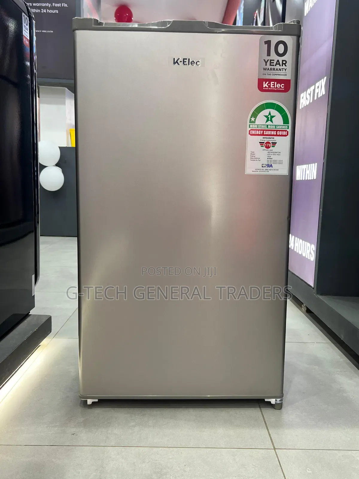Klec  90 Litres  Single Door   Refrigerator With Korean Technology