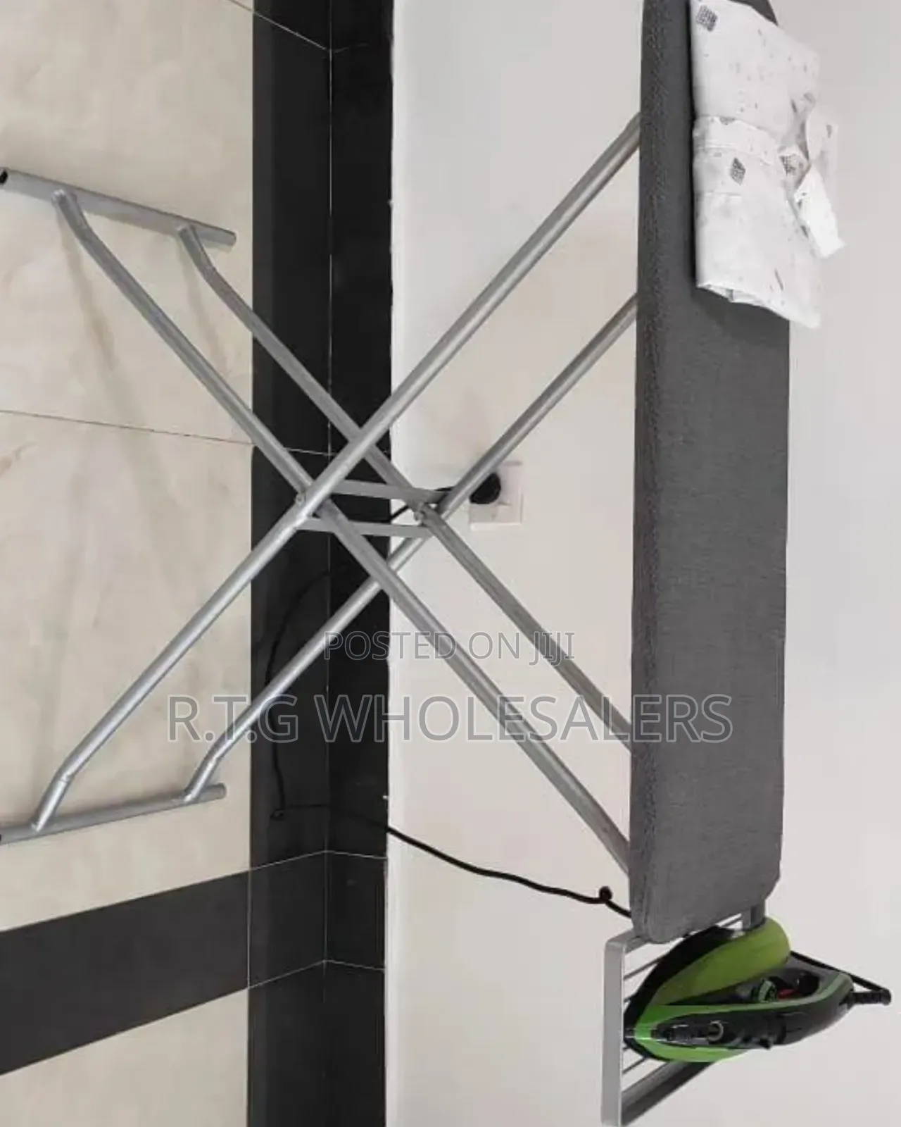 Metallic Ironing Board Foldable Adjustable