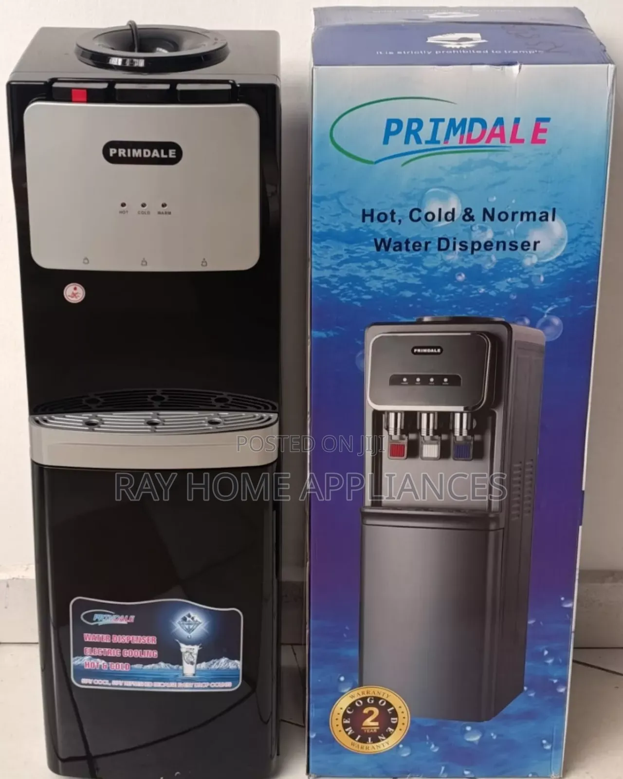 Primdale 3 Taps Dispenser With Child Lock Hot,Normal and Cold