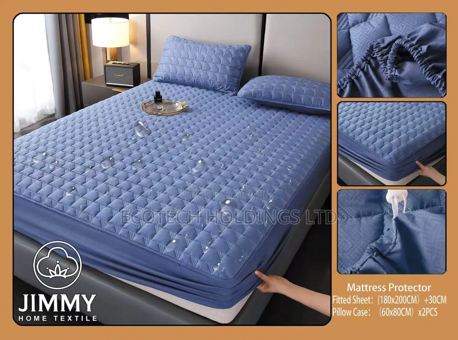 Jimmy 6 By 6 Mattress Protectors With Pillow Cases