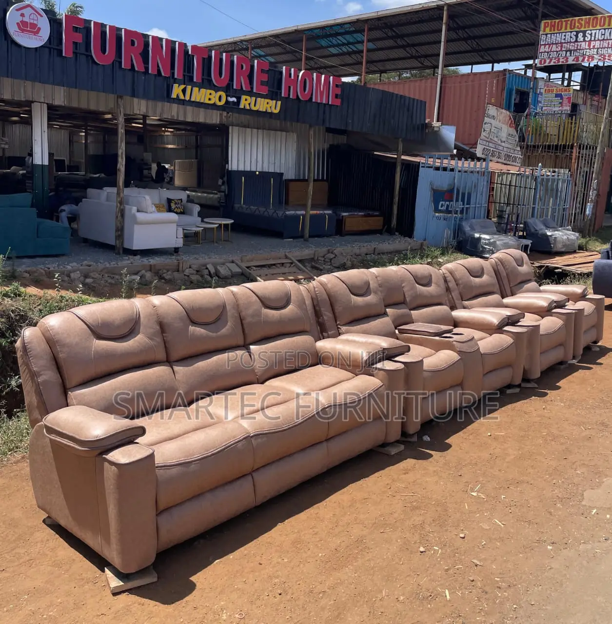 Distinctive Semi Recliner Sofa 7 Seater 3,2,1,1
