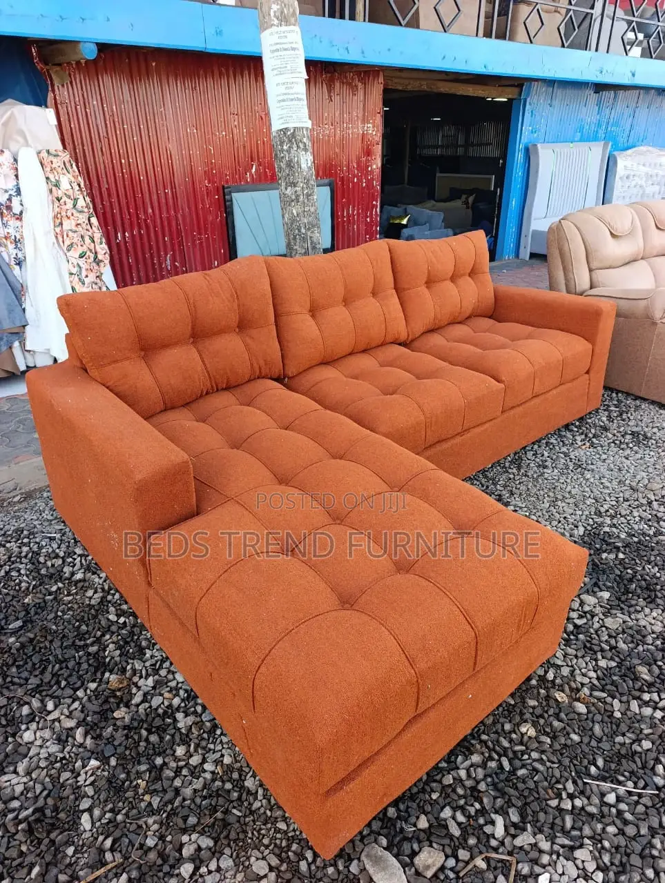 Striking Coloured 6 Seater L Seat