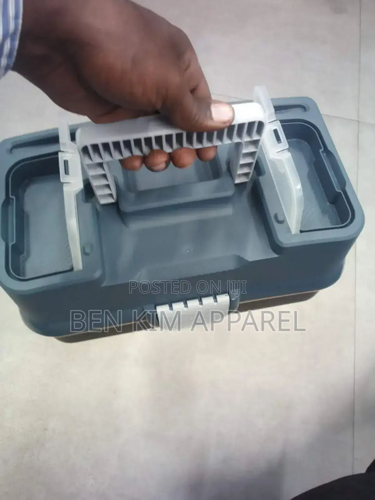 5.3 Litres Fishing And Accessories Box 2 Trays