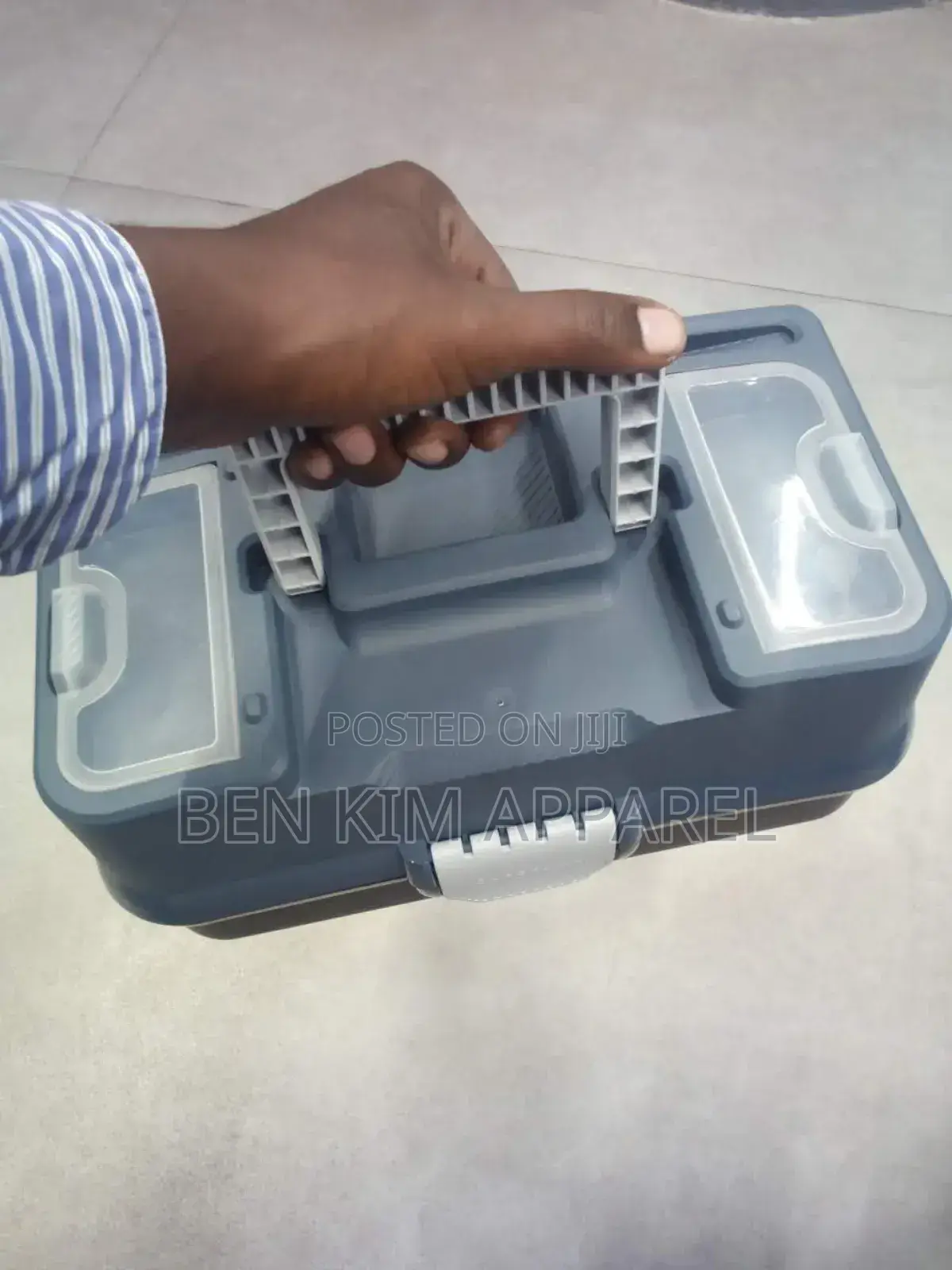 5.3 Litres Fishing And Accessories Box 2 Trays