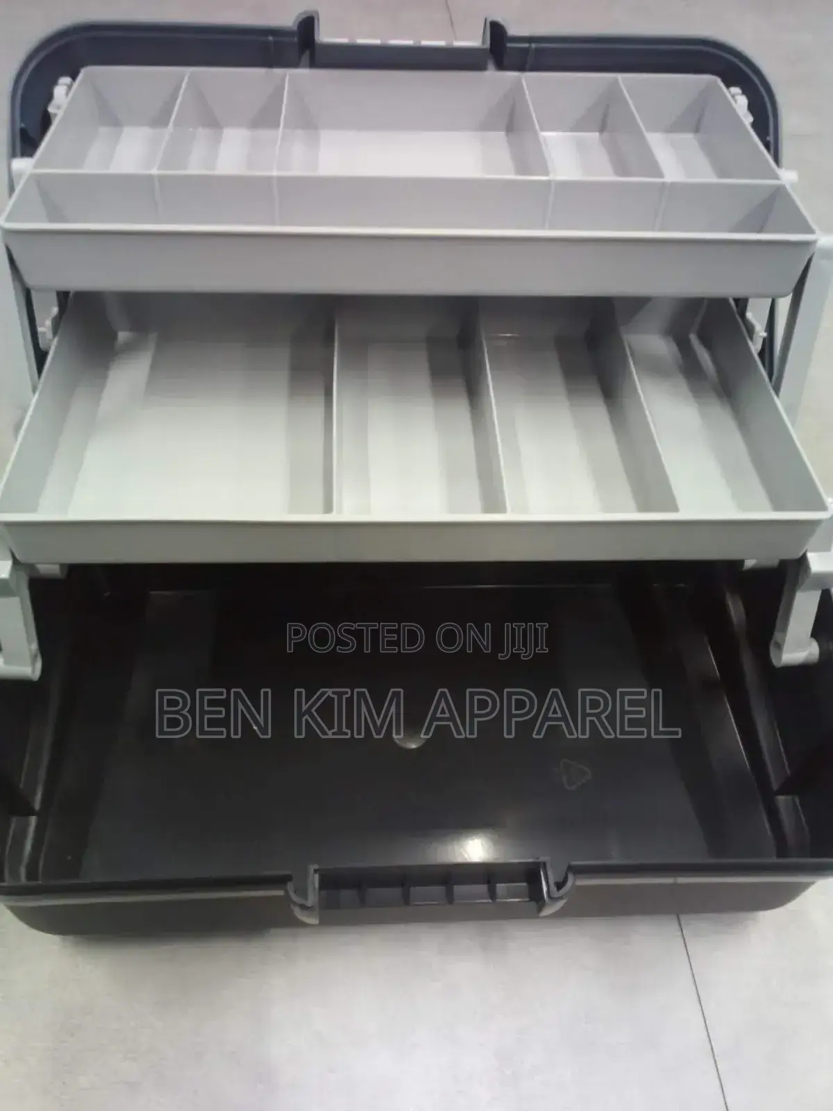 5.3 Litres Fishing And Accessories Box 2 Trays