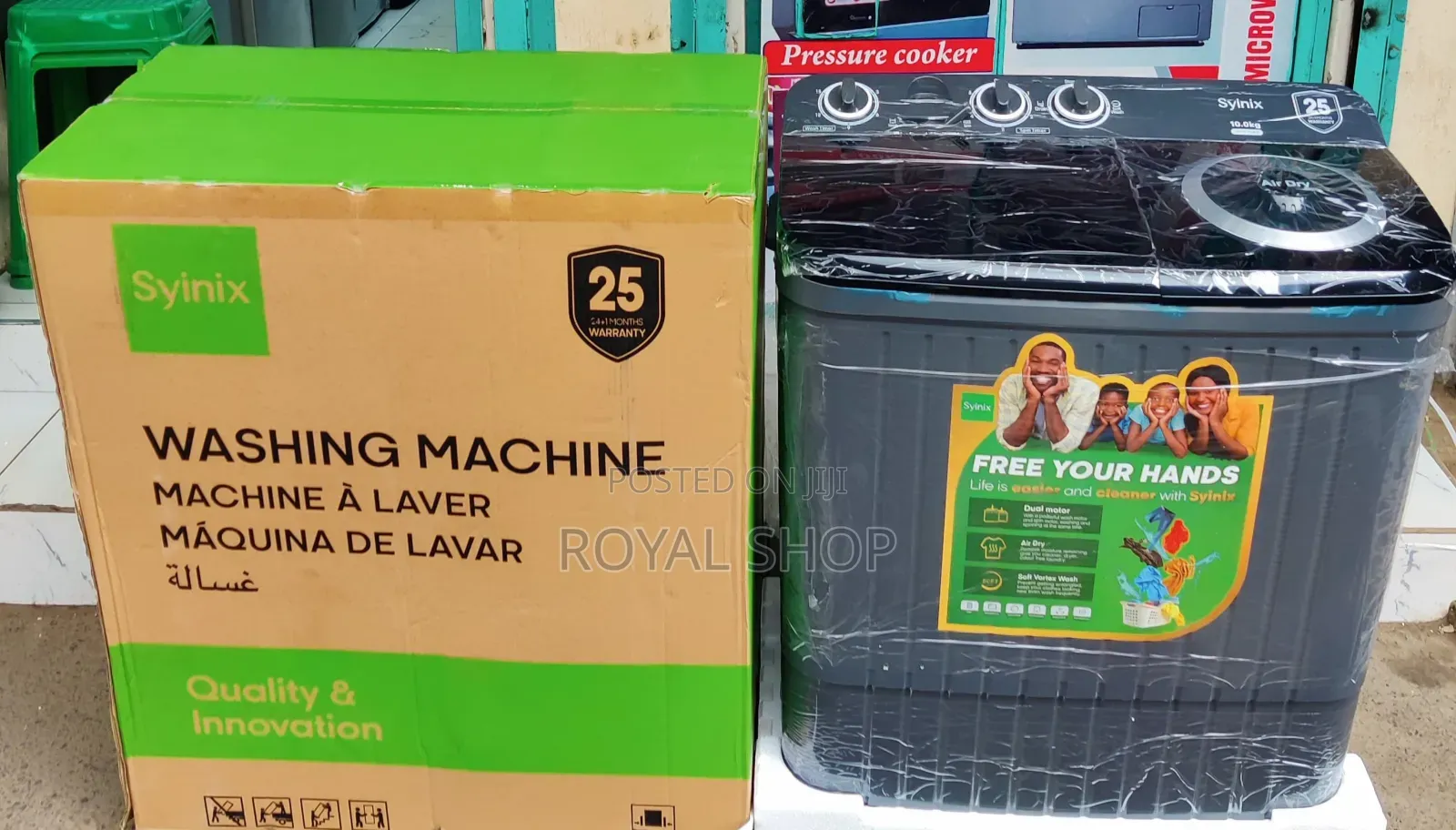 Synix Washing Machine 10kg Twin Tube