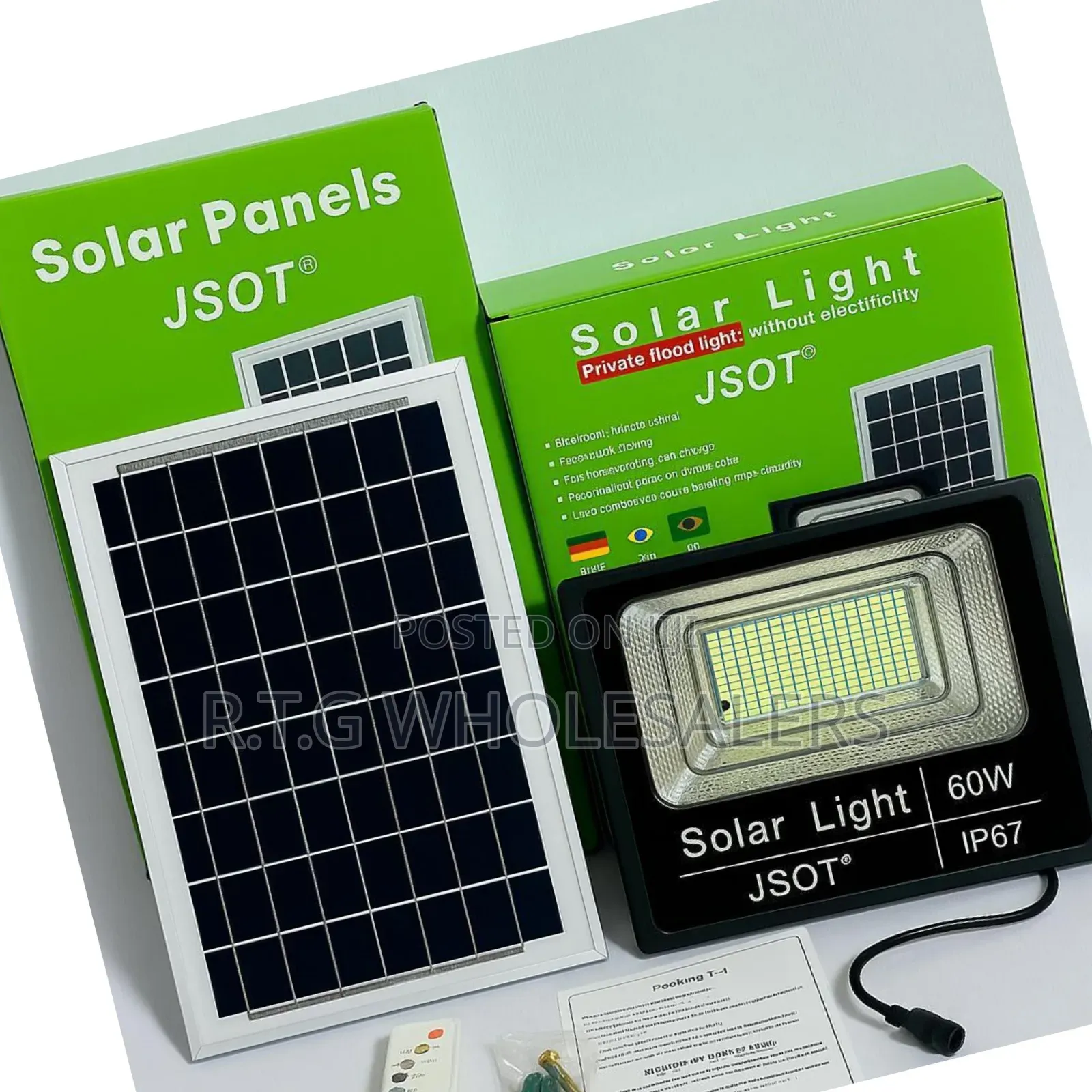 Solar Flood Light Us‐60w – Bright Outdoor Led Lighting