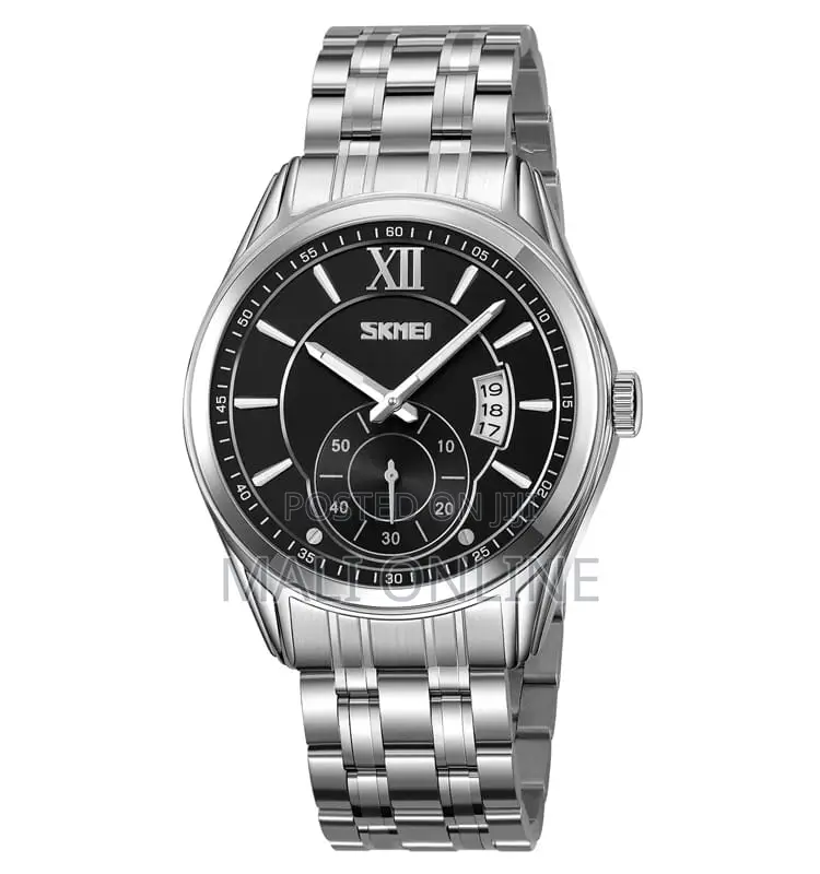 Skmei 9319 Gents Watch Stainless Steel Men’S Quartz Wristwatch