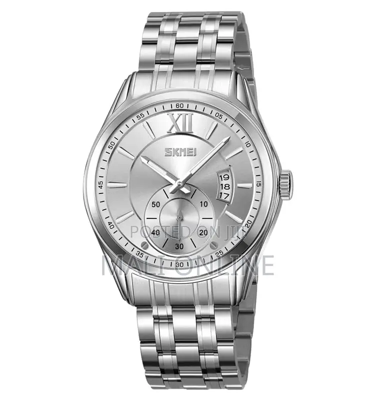 Skmei 9319 Gents Watch Stainless Steel Men’S Quartz Wristwatch