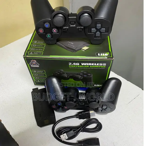 . Dual Wireless Controllers With Usb Adapter