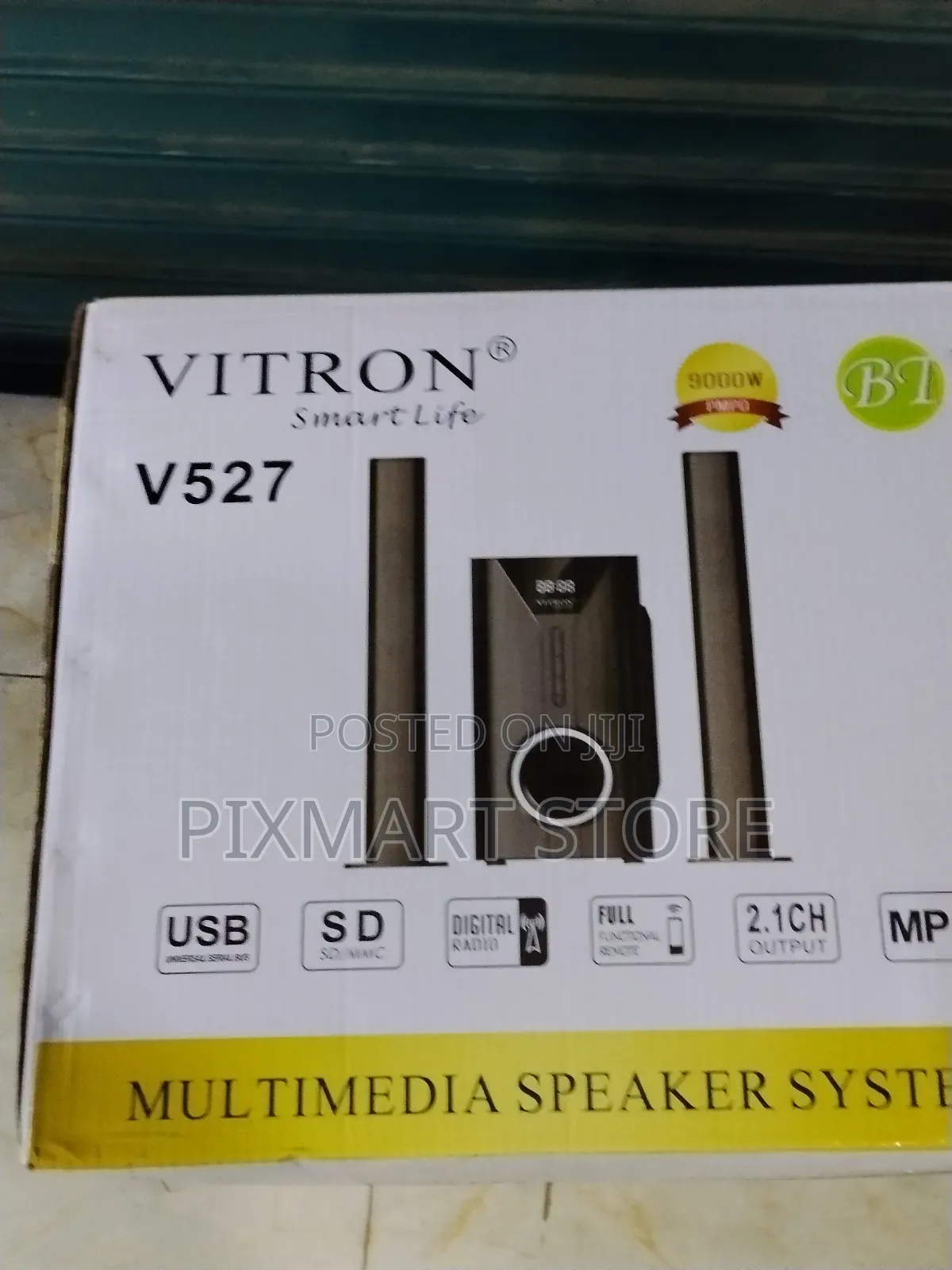 Vitron V527 Convertible 2.1 Soundbar Speaker With Bluetooth Sd