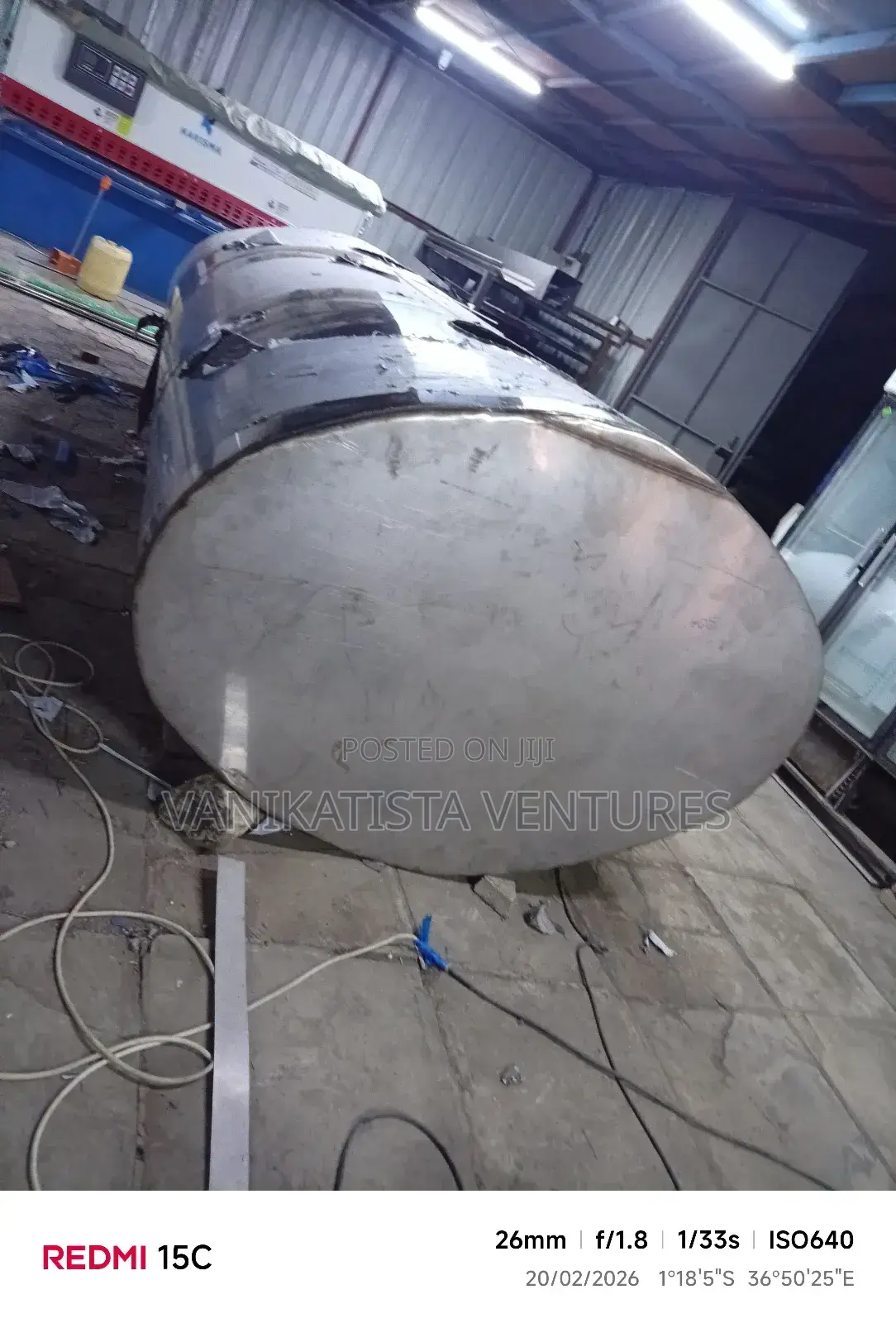 We Fabricate and Mount to the Lorry. Stainless Steel Tanks. On Order