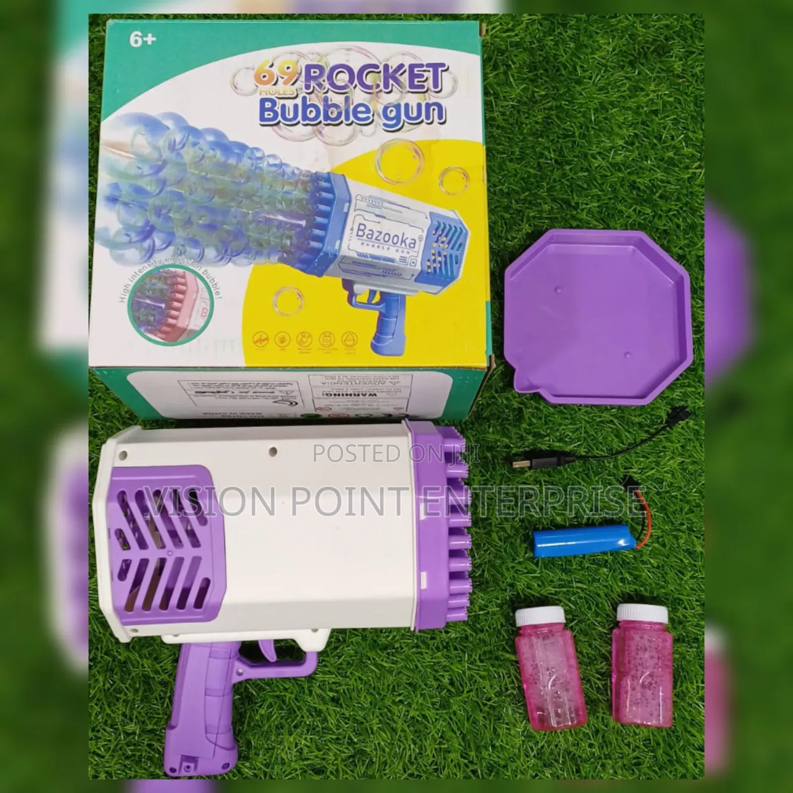 Bazooka Bubble Gun 69 Holes