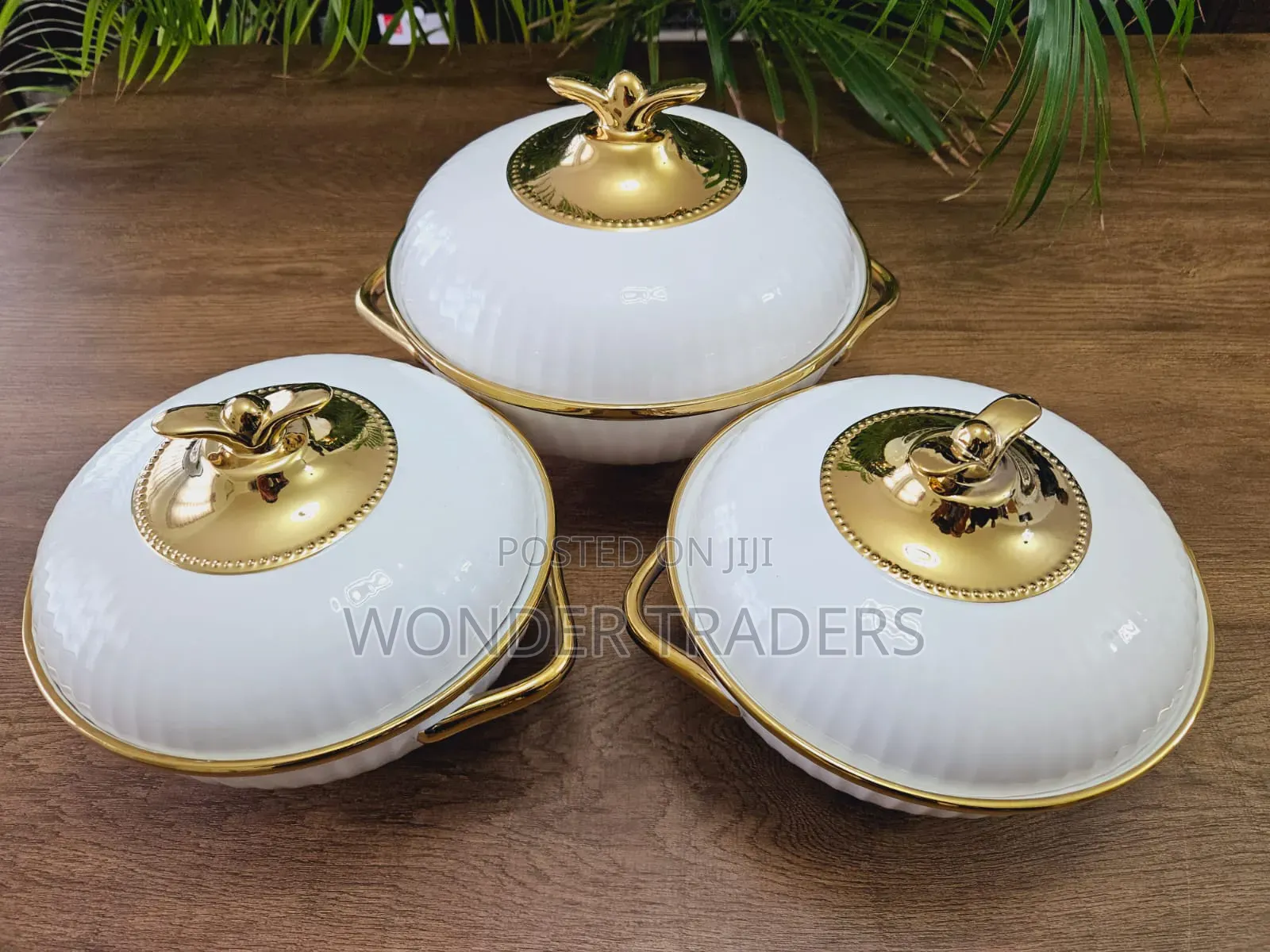 Ceramic Soup Pot 3pcs
12' /9.5' /9.5'