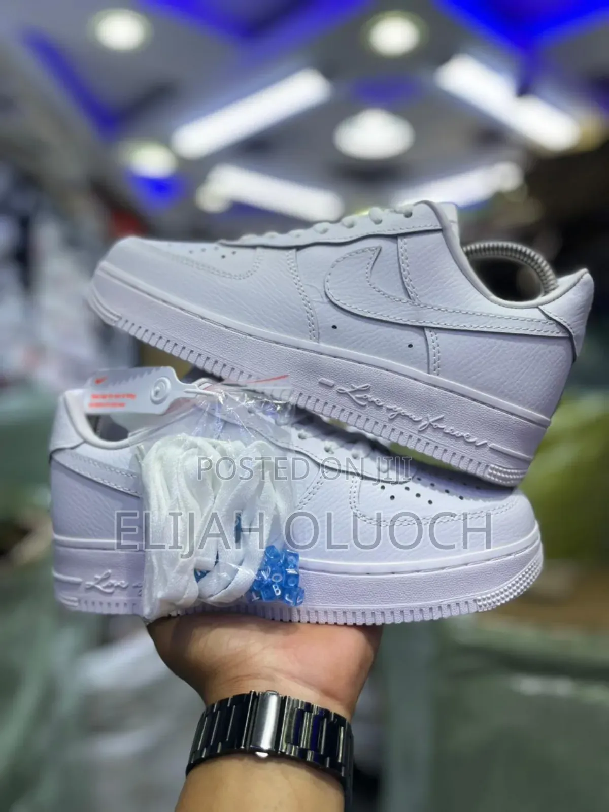 Airforce 1 Nocta White 🔥🐾

Pure Leather 👌🏽

Size 40-45