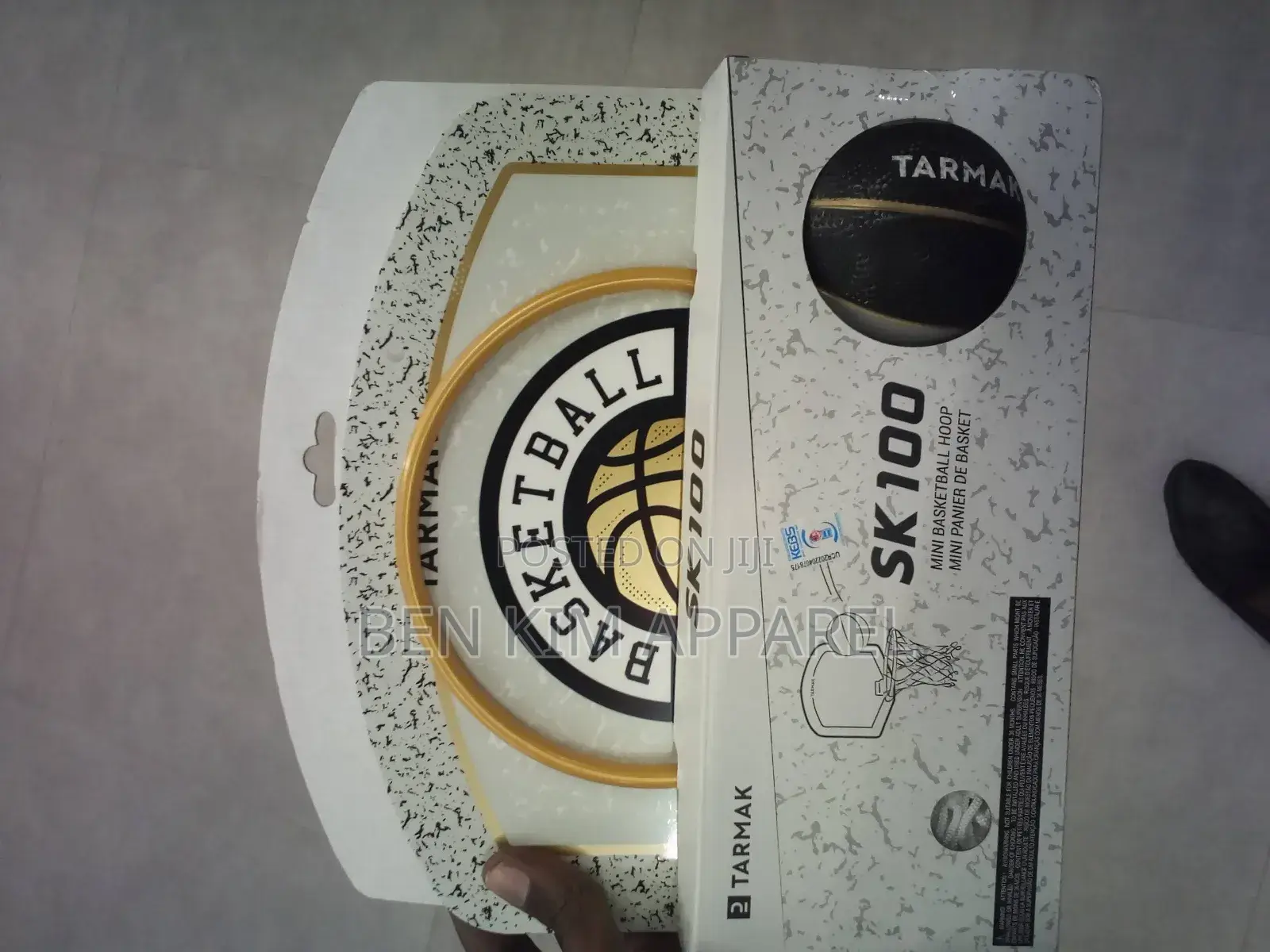 Mini Door or Wall 29cms by 24cms and 18cms Diameter Hoop Basketball.