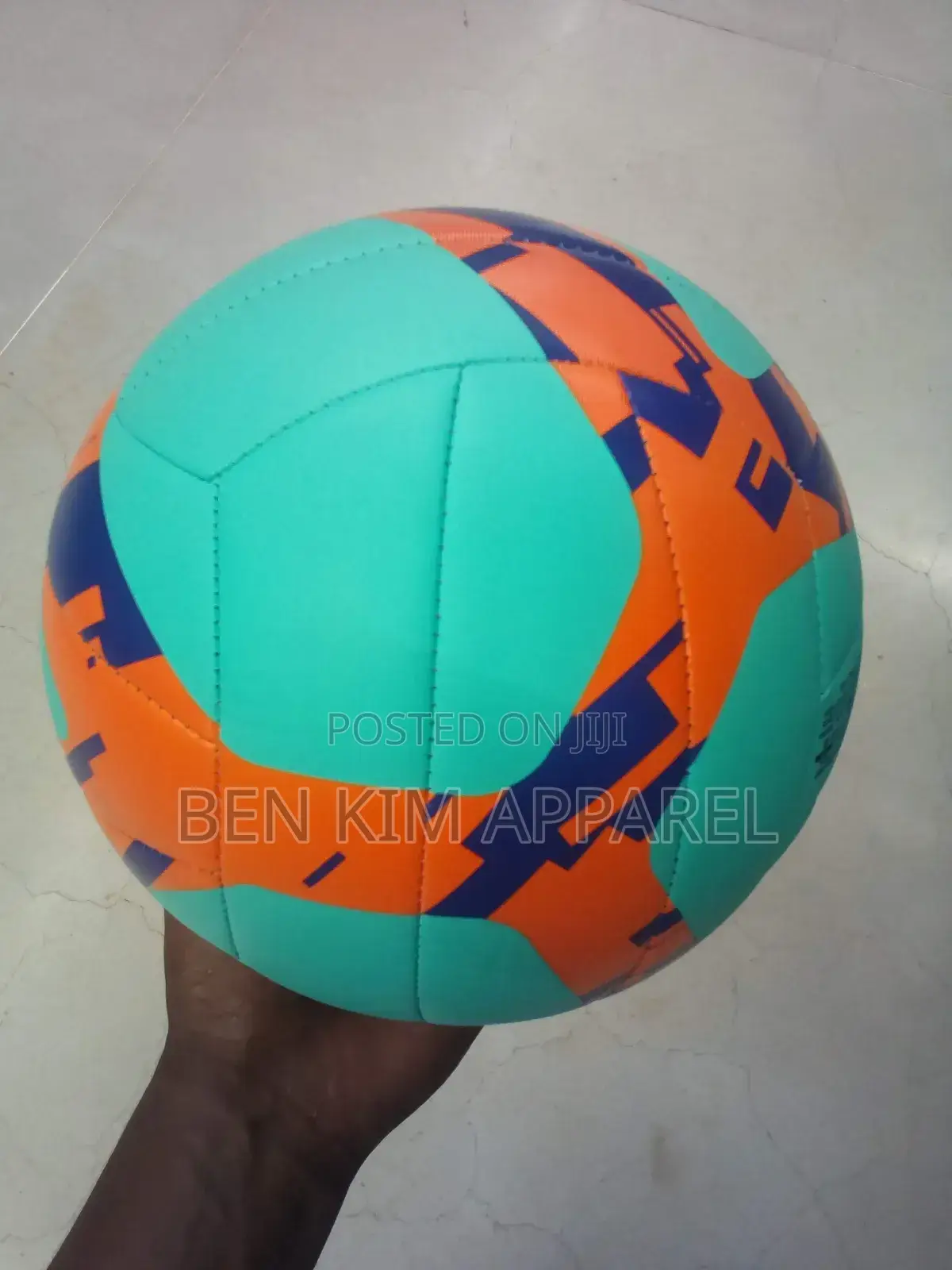 Official Standards Begginers Size 5 Volleyball 280gms Blue Orange