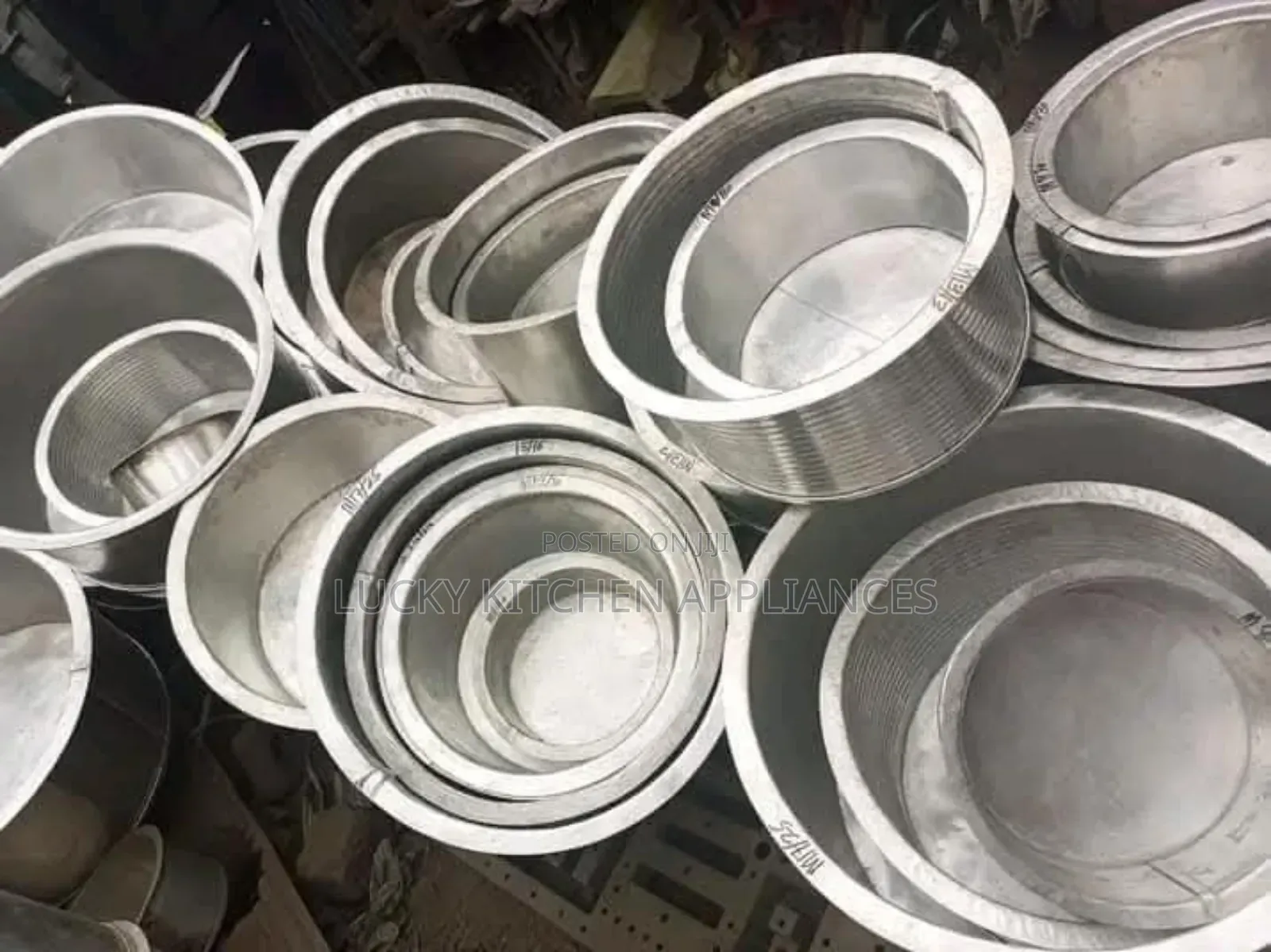 Heavy Duty Aluminium Juakali Sufuria.