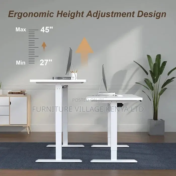 Office Desk; Electric Height Adjustable Office Table [120cm]