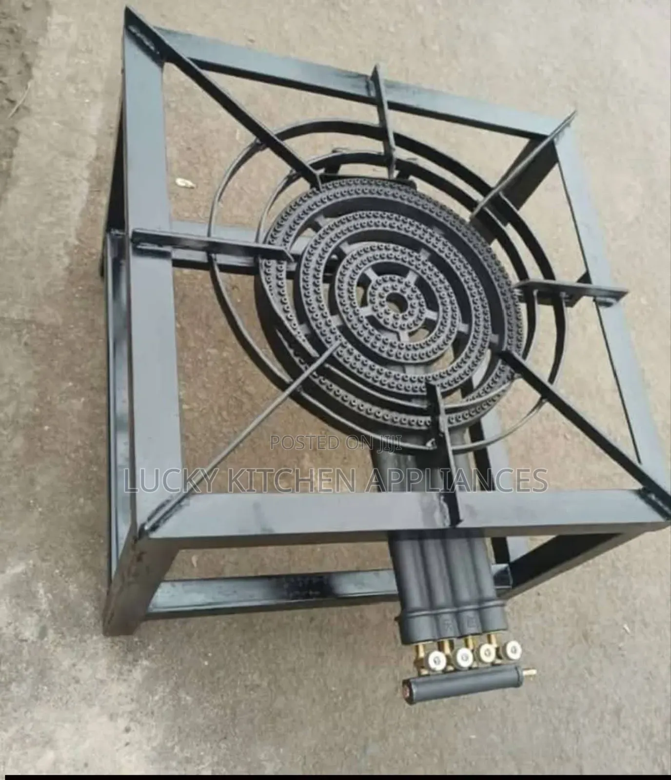 Mild Steel Four Rings High Pressure Burner.