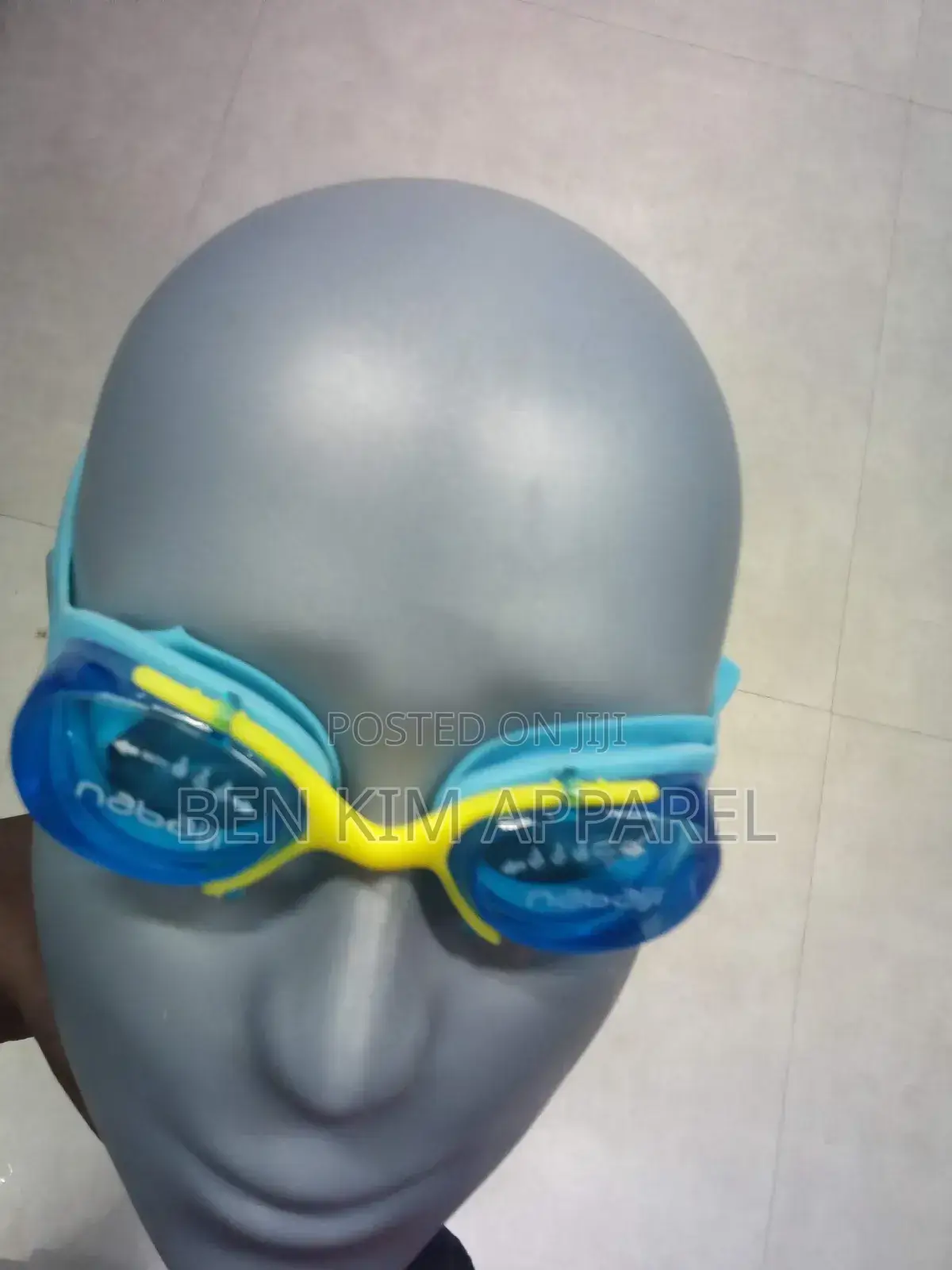Blue Clear Lense Anti Fogg Treated Adjustable Fit Swimming Googles