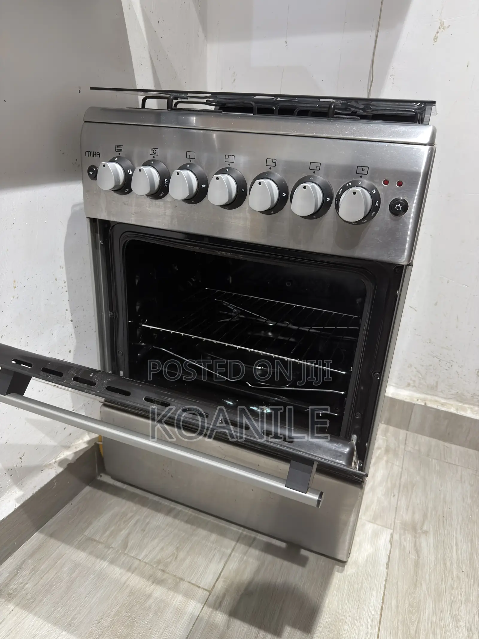 Mika Cooker 58cm X 58cm 3 Gas + 1 Electric Standing Cooker (Used)