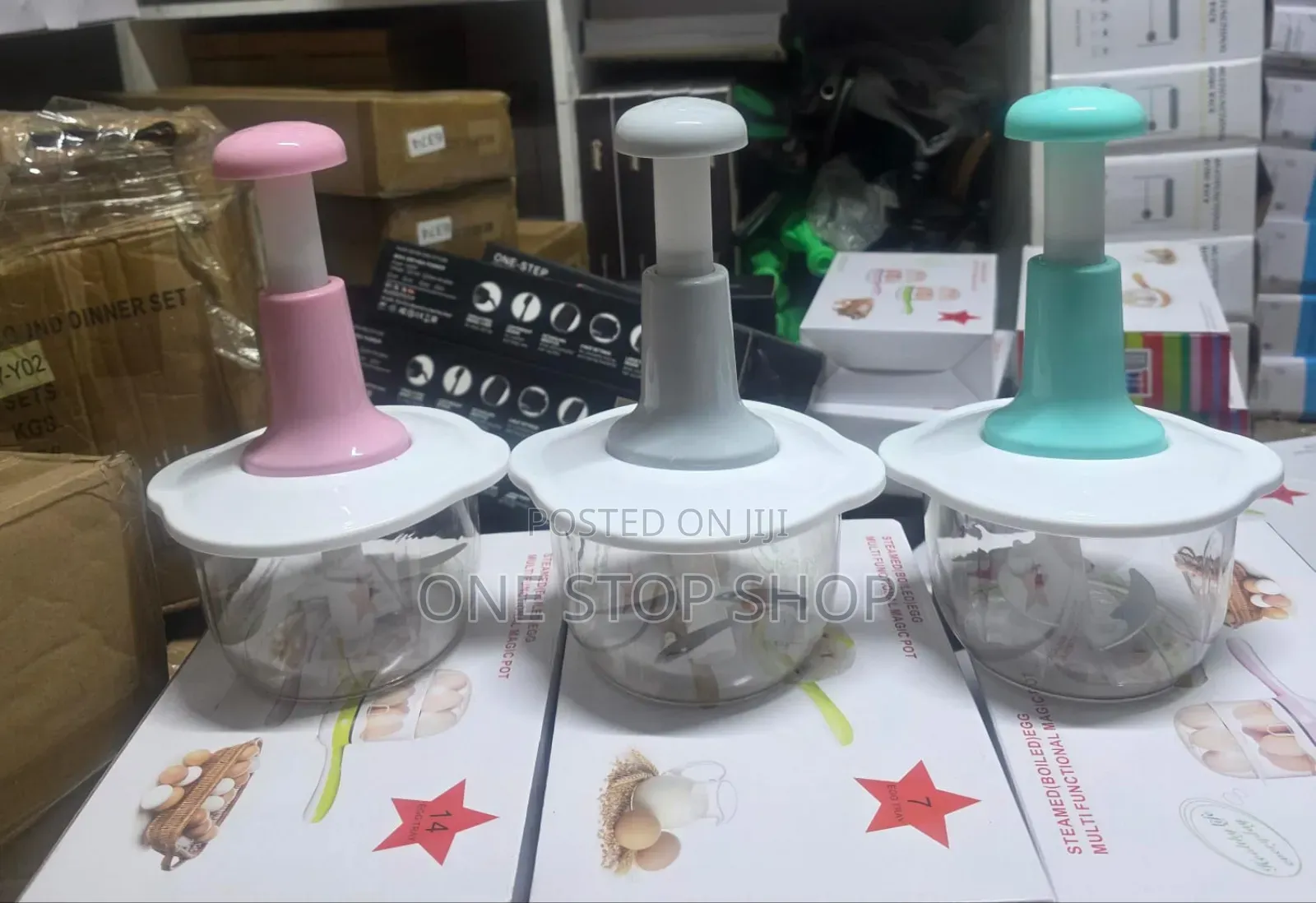 Speedy Manual Chopper With Stainless Blades