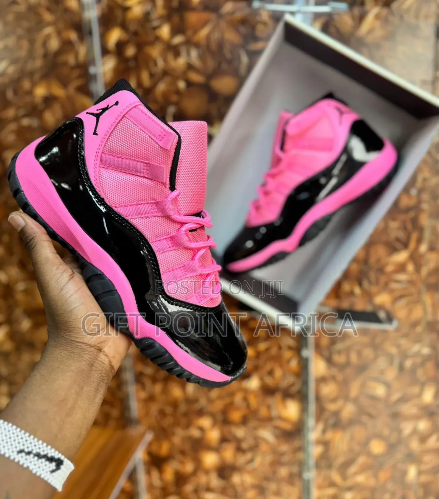 *Jordan 11 Retro Pink For Ladies