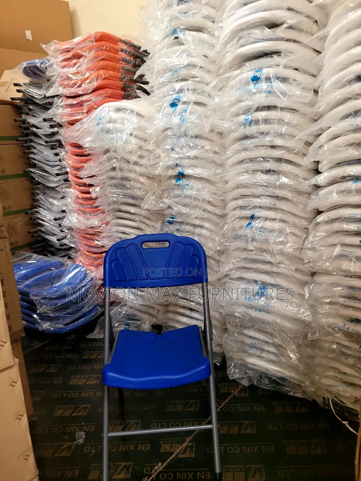 Blue Plastic Chair