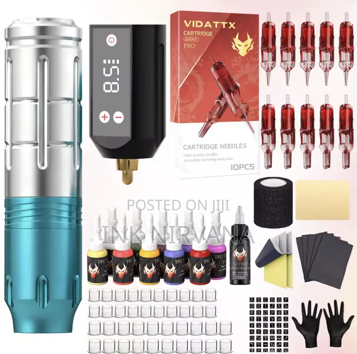 Poseidon Tattoo Machine Full Kit