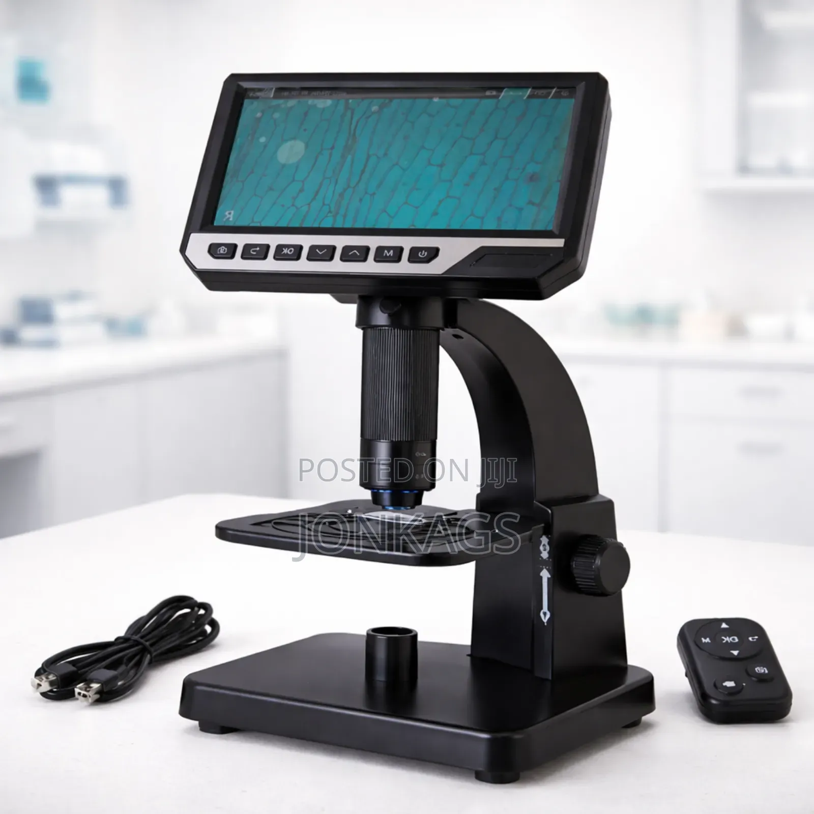 Digital Microscope With 7 Inches Wide Screen ×2,000