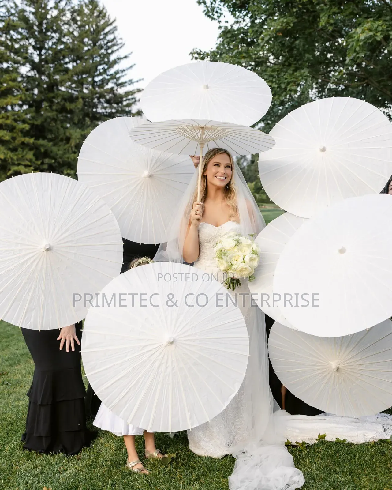 60cm Paper Parasol Umbrella Wedding Prop