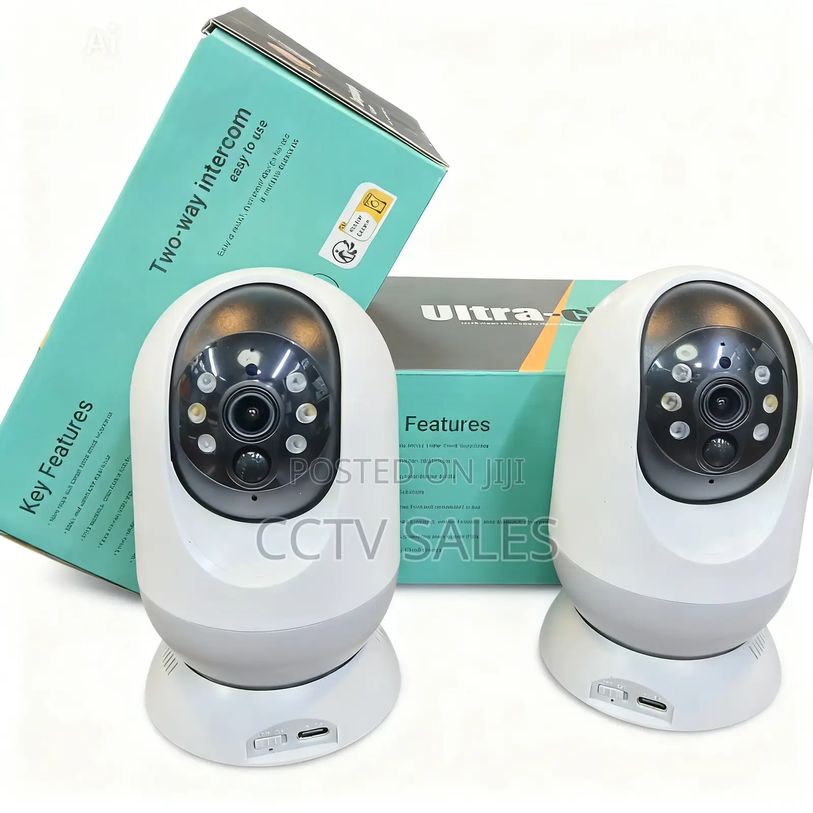 Smart Wifi CCTV Home Security Camera | 360° With Pan Tilt