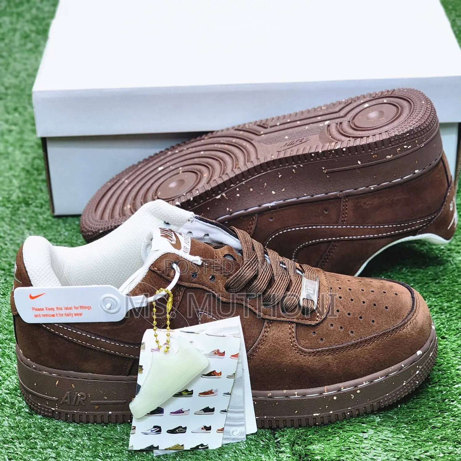 Suede Nike Air Force 1 Low '07 "Virginia Union University" Sneaker