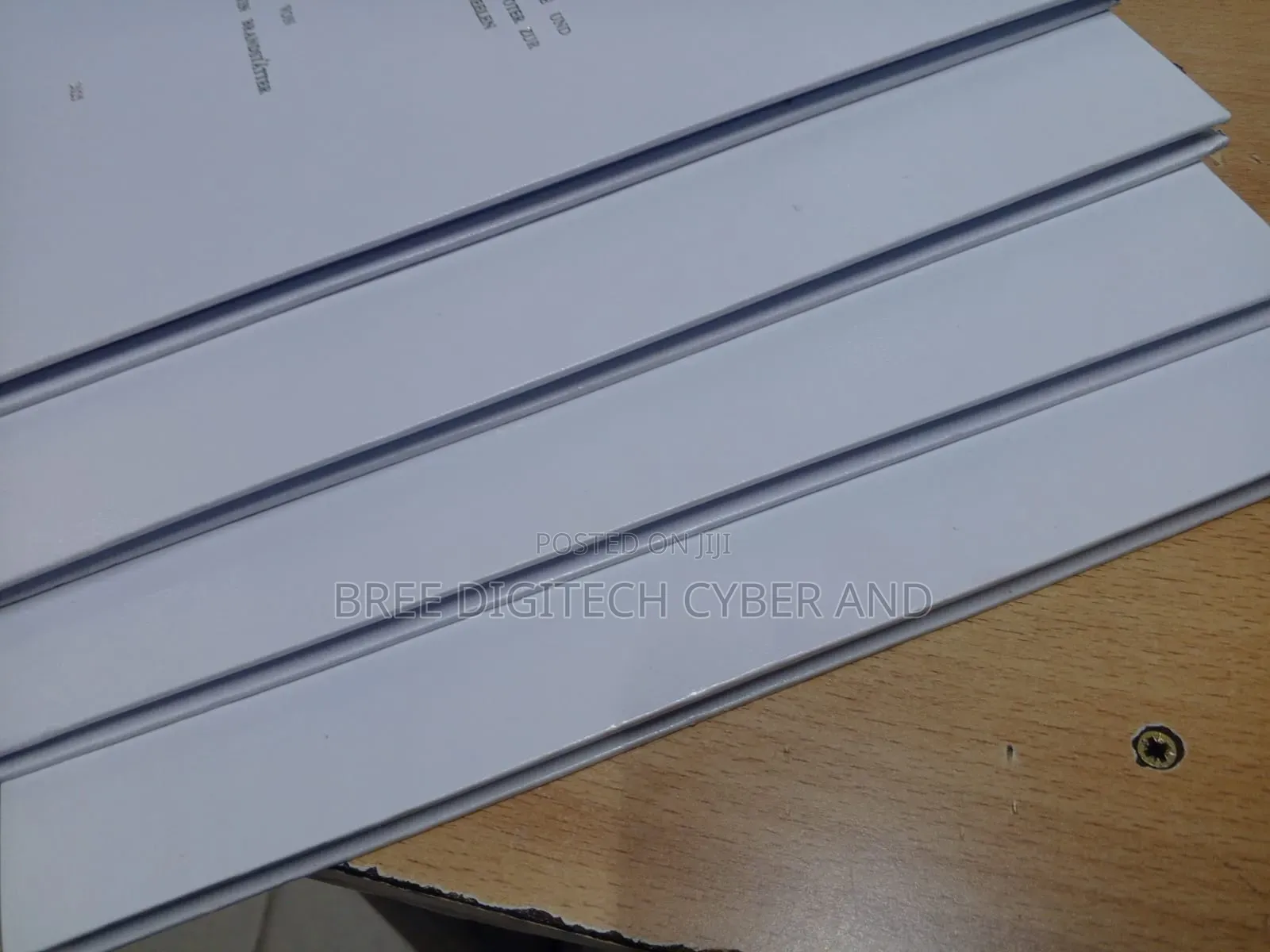 White Hardcover Binding