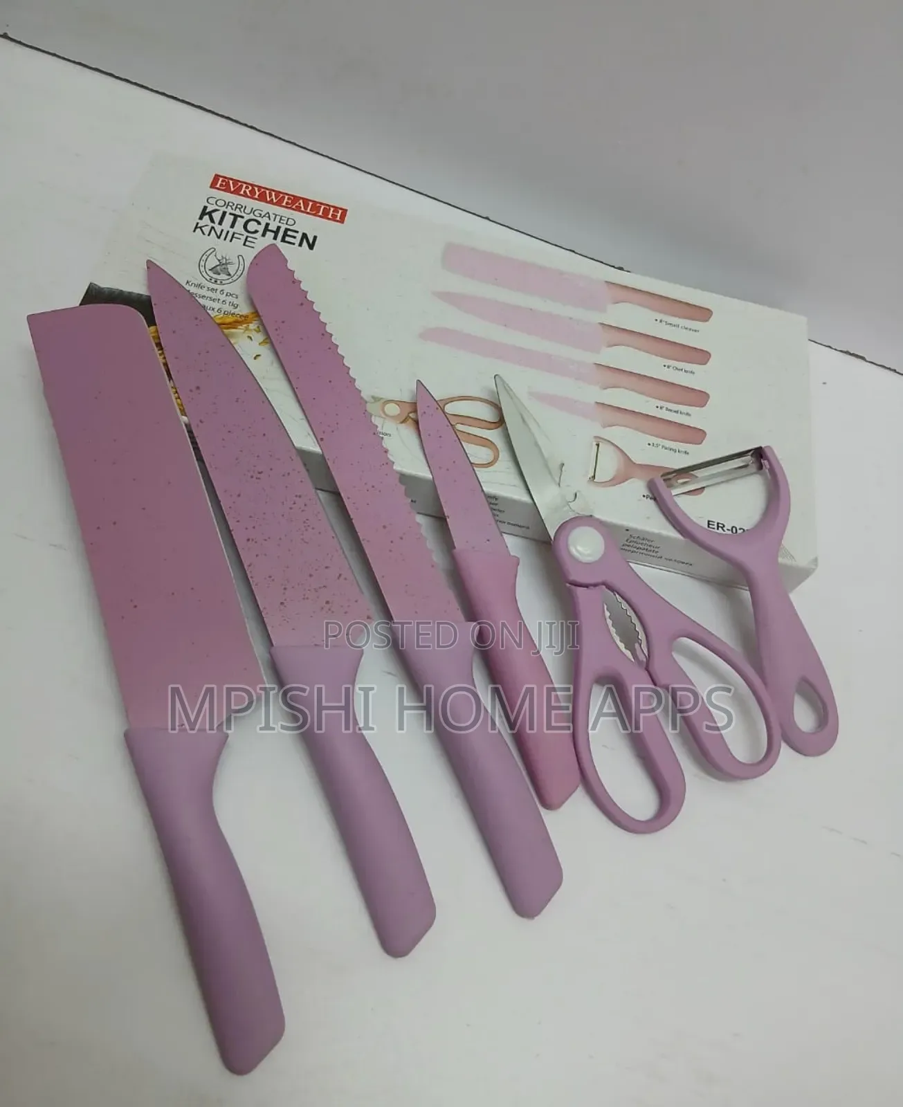 6pcs Evryweath Kitchen Knife Set