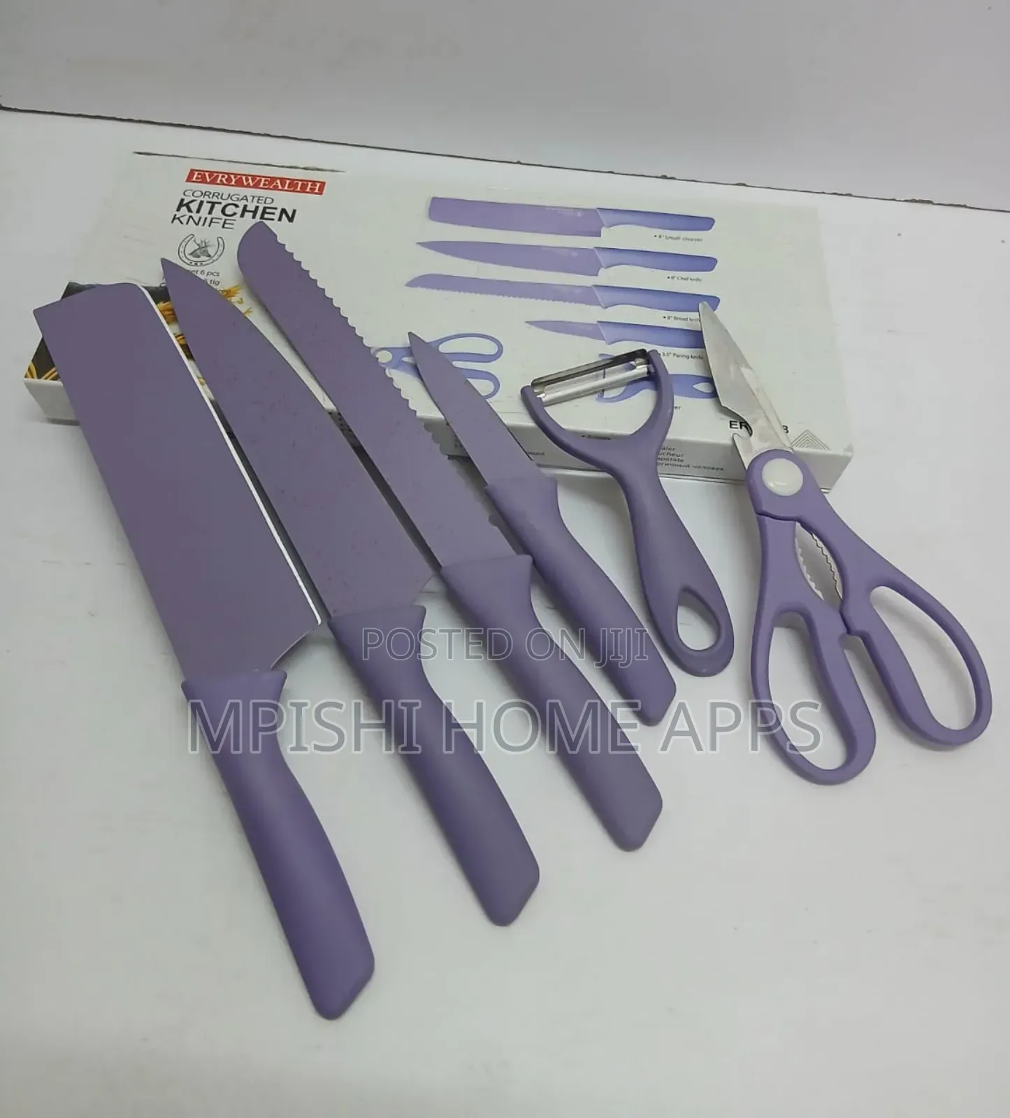 6pcs Evryweath Kitchen Knife Set