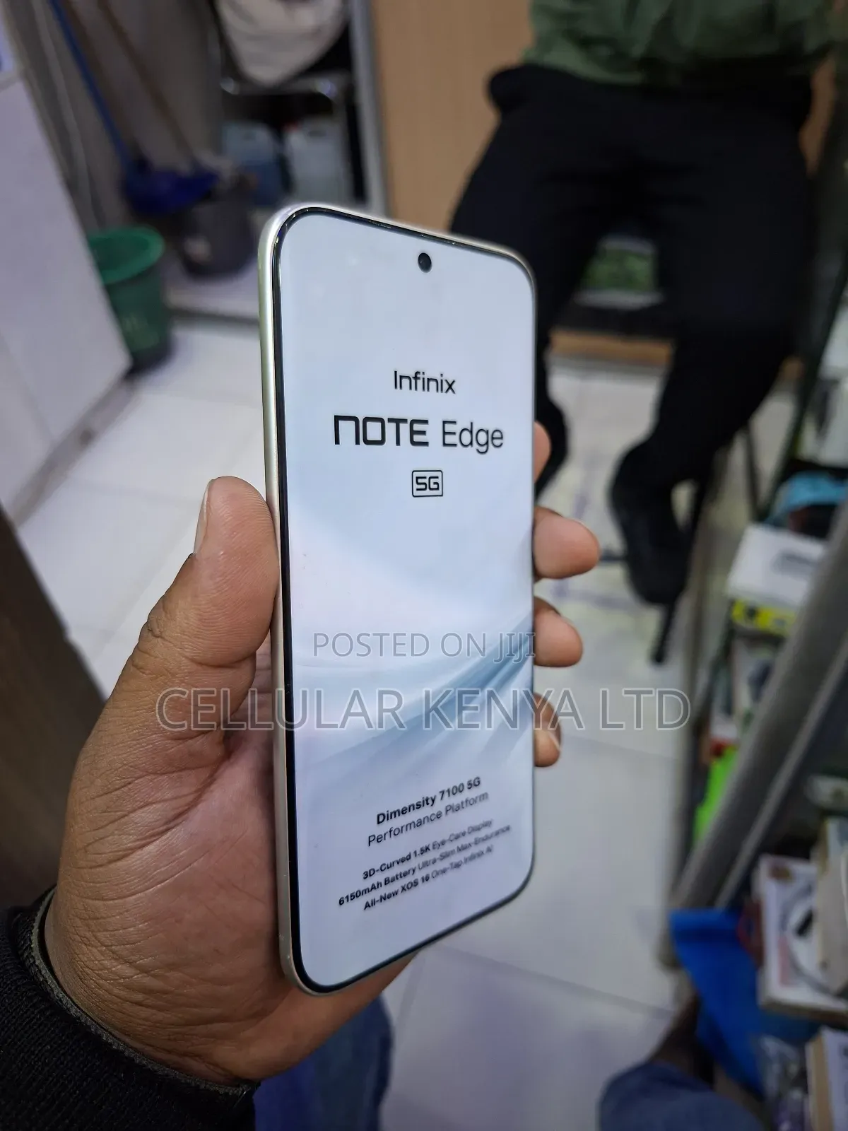 New Infinix Note Edge 256 GB Silver