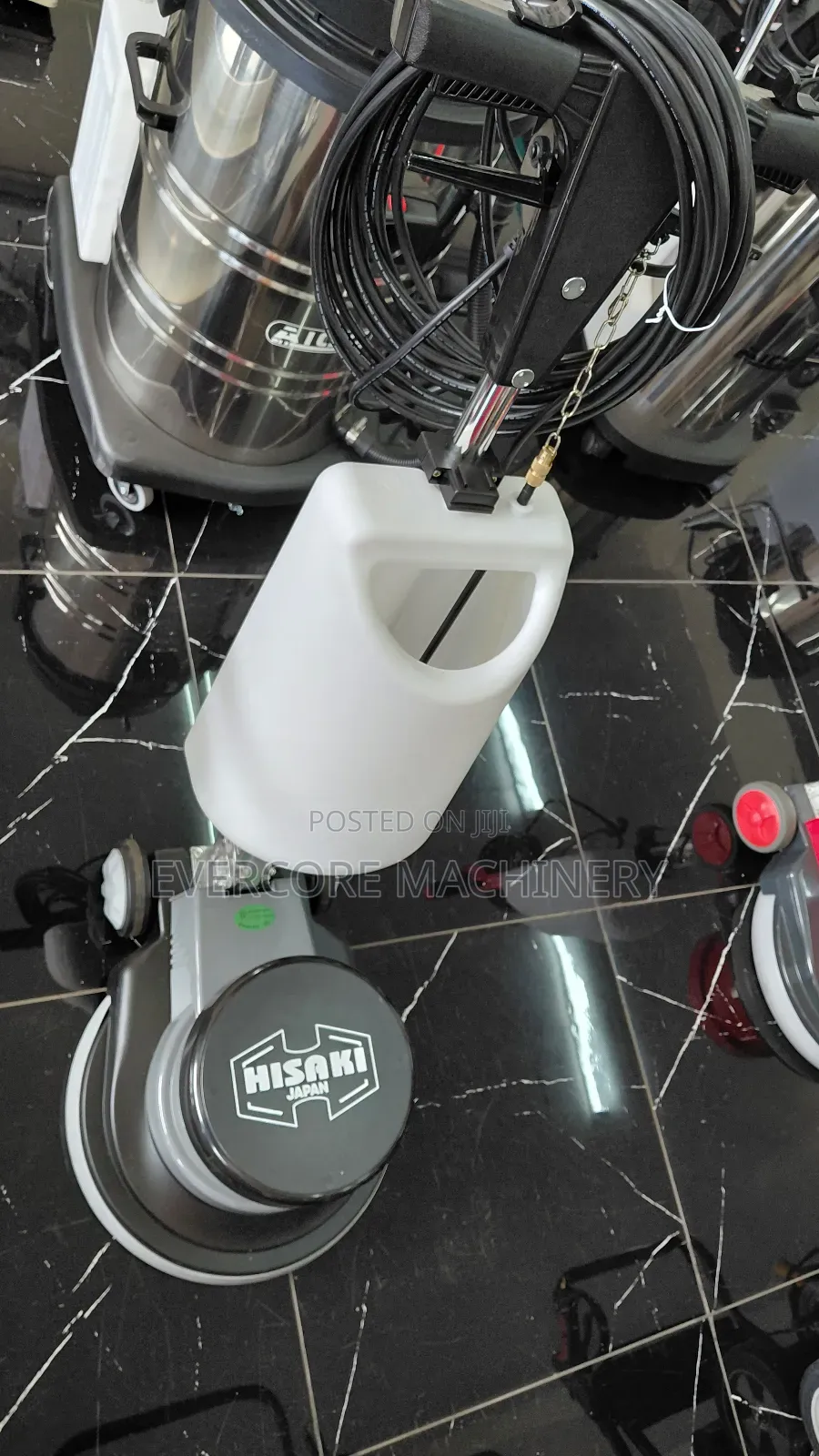 Heavy Duty Hisaki Japan Floor and Carpet Scrubbing Machine.