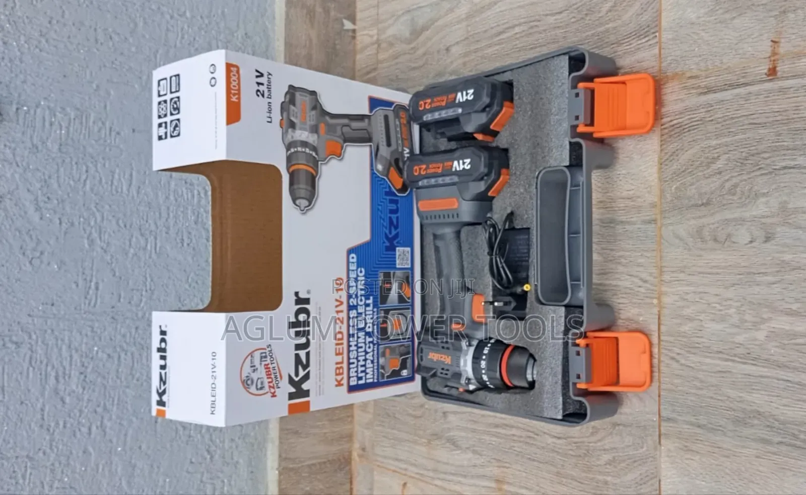 Kzbur Cordless Brushless Drill 21v