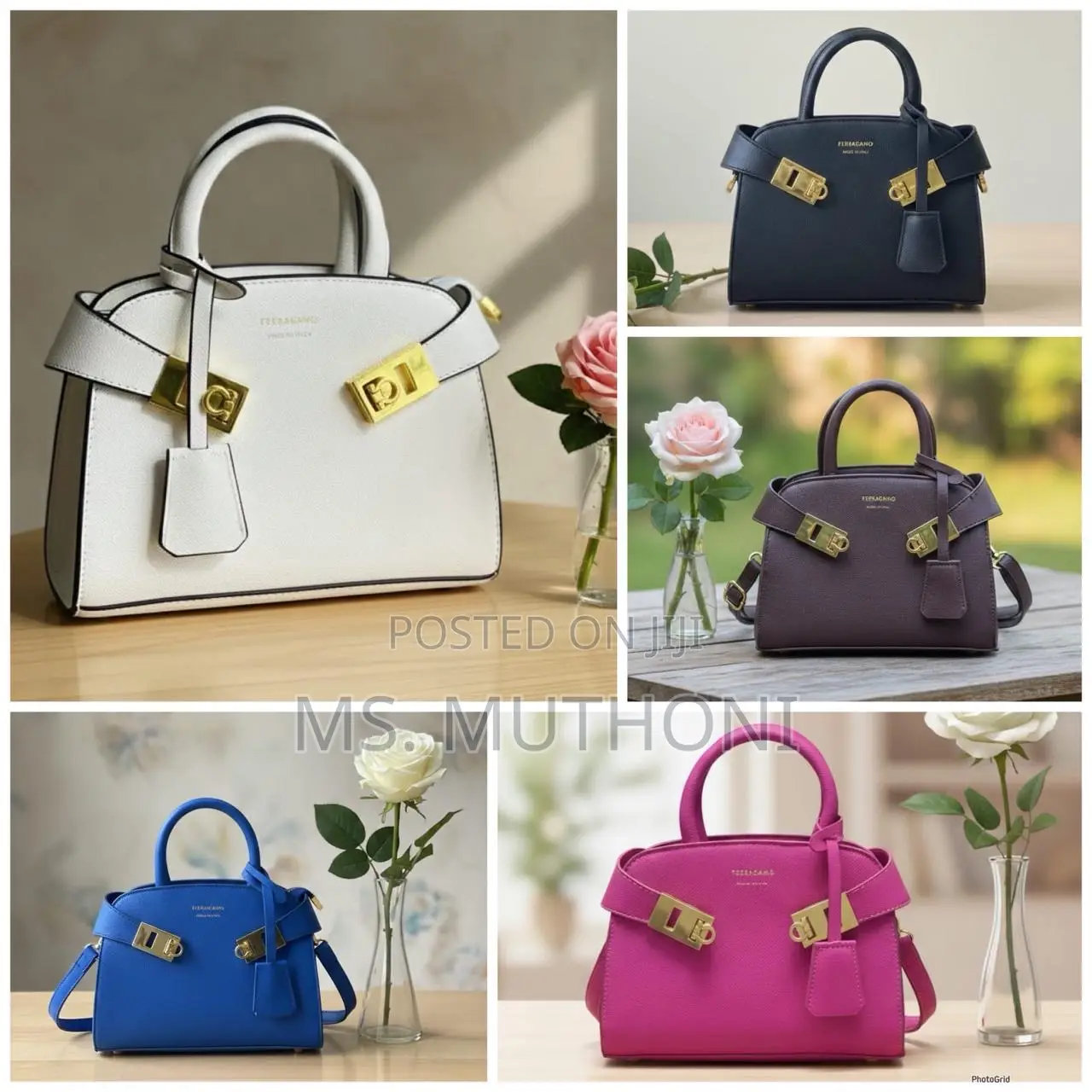 Ferragamo Hug Mini Leather Handbag