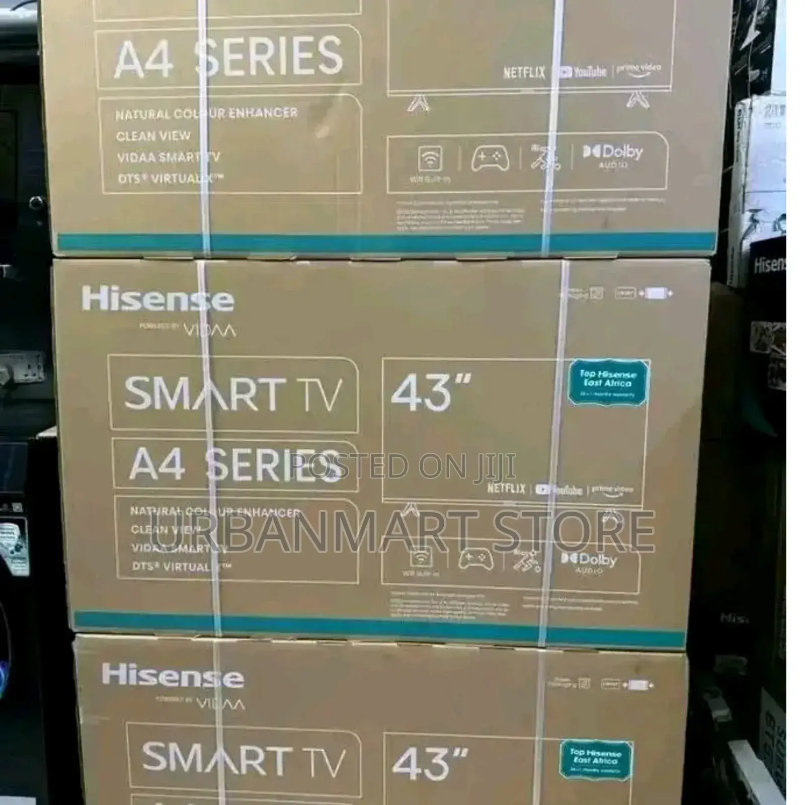 Hisense 43′′ Uhd A6 Series Smart Tv