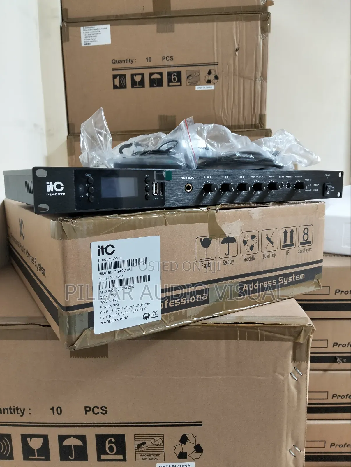Professional T240dtb Public Address! The Amplifiers,New Itc Amplifier