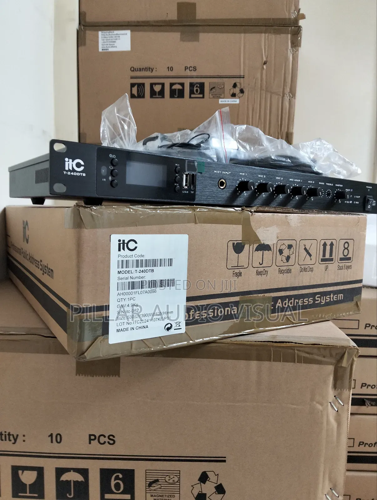 Professional T240dtb Public Address! The Amplifiers,New Itc Amplifier